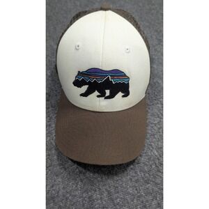 Patagonia Hat Men's Fitz Roy Bear Trucker Snapback Cap Hiking Fishing Granola